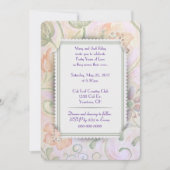 Invitation watercolor florwal Mariage Vow Renewal (Devant)