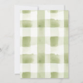 Invitation Watercolor Gingham Cocktail and Cookies Winter (Dos)