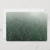 Invitation Watercolor Green Gold Engagement Party (Dos)