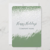 Invitation Watercolor hiver pin entreprise de vacances (Dos)