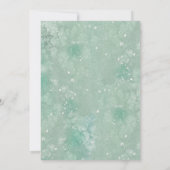 Invitation Watercolor Holly Festive Festive Fête (Dos)