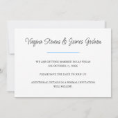 Invitation Watercolor Las Vegas Sign Wedding Save The Date (Dos)