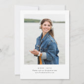 Invitation Watercolor Meadow Fleur sauvage Boho Graduation Pa (Dos)