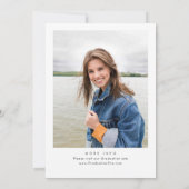 Invitation Watercolor Meadow Fleur sauvage Boho Graduation Pa (Dos)