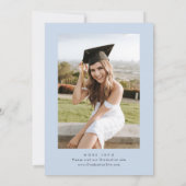Invitation Watercolor Meadow Fleur sauvage Boho Graduation Pa (Dos)