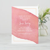 Invitation Watercolor moderne (Debout devant)