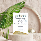 Invitation Watercolor Nautical Beach House Party