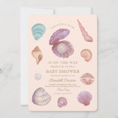 Invitation Watercolor Ocean petite perle Baby shower de coqui (Devant)