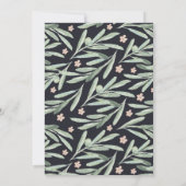 Invitation Watercolor Olive Branch Law School Graduation (Dos)