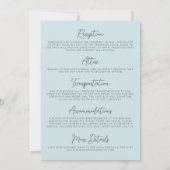 Invitation Watercolor On The Beach Wedding All In One (Dos)