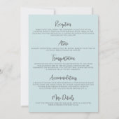 Invitation Watercolor On The Beach Wedding All In One (Dos)