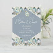 Invitation Watercolor Oyster (Debout devant)