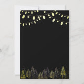 Invitation Watercolor Pine Forest Christmas (Dos)