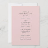Invitation Watercolor Pink Flowers Wedding Bridal Shower (Dos)
