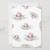 Invitation Watercolor Protea Wedding (Dos)