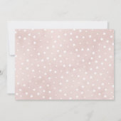 Invitation Watercolor Rainbow Girl Premier anniversaire fête (Dos)