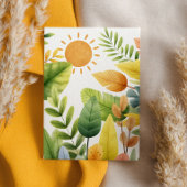 Invitation Watercolor Safari Animals WILD ONE 1st Birthday