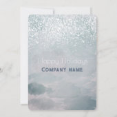 Invitation Watercolor sapin vacances hiver (Dos)