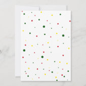 Invitation Watercolor Slice Enfants Pizza fête Anniversaire (Dos)