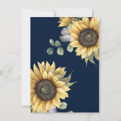 Invitation Watercolor Sunflower Eucalyptus Wedding (Dos)