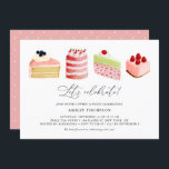Invitation Watercolor Sweet Cakes Sweet sixteen Fête Brunch<br><div class="desc">Watercolor Sweet Cakes Sweet sixteen Brunch Invitation | Famille Invitation et amis avec cette invitation fantaisiste d'anniversaire. Cette invitation à l'anniversaire éditable présente des illustrations d'aquarelle de gâteaux et de desserts sucrés. Cette invitation est parfaite pour les brunchs et les soirées à thé. Les textes sont personnalisables pour tout événement....</div>