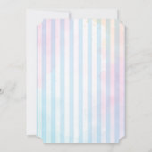 Invitation Watercolor Sweet Celebration Candy Enfant's Birthd (Dos)