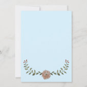 Invitation Watercolor Teddy Bear Boy Blue Baby Shower (Dos)