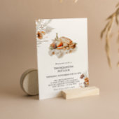 Invitation Watercolor Thanksgiving Potluck Soirée