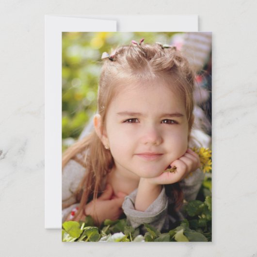 Invitation Watercolor Wildflower 1st Birthday Mauve Girl (Dos)