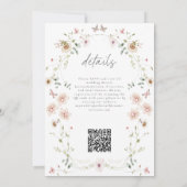 Invitation Watercolor Wildflower Butterfly Modern Wedding (Dos)