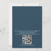 Invitation Watercolor Wildflower Mountain QR Code Wedding (Dos)
