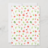 Invitation Watermelon and Pomegranate Bridal Shower (Dos)