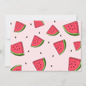 Invitation Watermelon Cute One in a Melon 1st Baby Birthday (Dos)