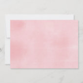 Invitation Watermelon fille baby shower douce petite fille (Dos)