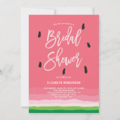 Invitation Watermelon Gradient Fête des mariées moderne (Devant)