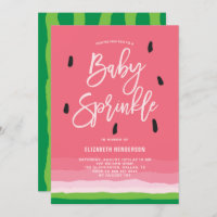Watermelon Gradient Moderne Baby Sprinkle
