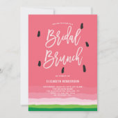 Invitation Watermelon Gradient Moderne Bridal Brunch (Devant)