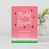 Invitation Watermelon Gradient Moderne Bridal Brunch (Debout devant)