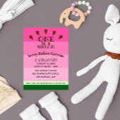 Invitation Watermelon One à Melon Anniversaire