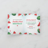 Invitation Watermelon Summer Kids Child Birthday Party (Intérieur)