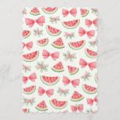 Invitation Watermelon Sweet Fairy First Birthday Party (Dos)