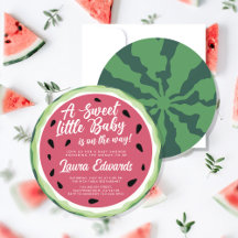 Watermelon Sweet Little Baby Baby shower d'été