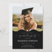 Invitation Wave Photo Graduation Party Invite Announcement (Devant)