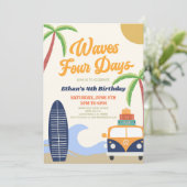 Invitation Waves Four Days Beach Surf 4ème anniversaire (Debout devant)