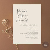 Invitation We are getting married, Modern Wedding Celebration
