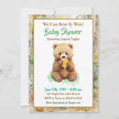 Invitation We Can Bear-ly Wait! Boy's Baby Shower (Devant)