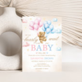 Invitation We Can Bearly Wait Bear Gender Reveal