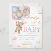 Invitation We Can Bearly Wait Gender Reveal (Devant)