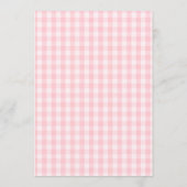 Invitation We Can Bearly Wait Pink Gingham Baby Shower (Dos)