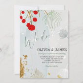 Invitation We Do Christmas Wedding - Elegant Winter Party (Devant)